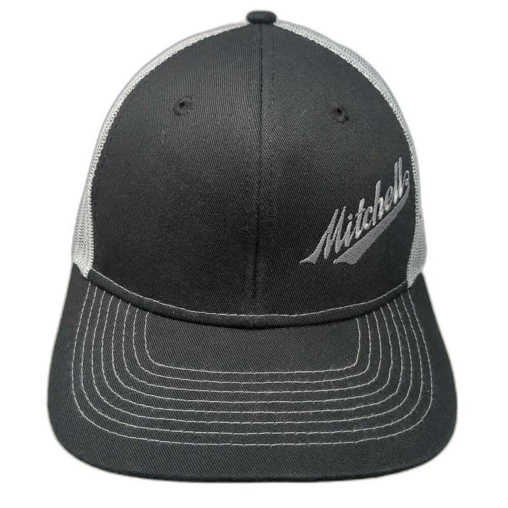 Paramount Apparel Trucker Hat Black One Size Mitchell Goulds Water Tech Mesh